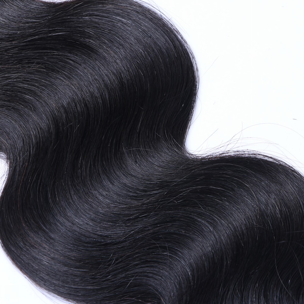 Brazilian virgin hair  hair extensions with body wave HN109